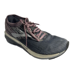 Brooks Ricochet Women’s Size 8.5 B Running Shoes Gray Purple Knit DNA AMP12